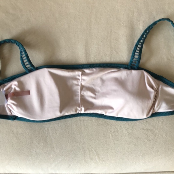 Shade & Shore | Deep teal bikini top swimwear - Picture 10 of 11